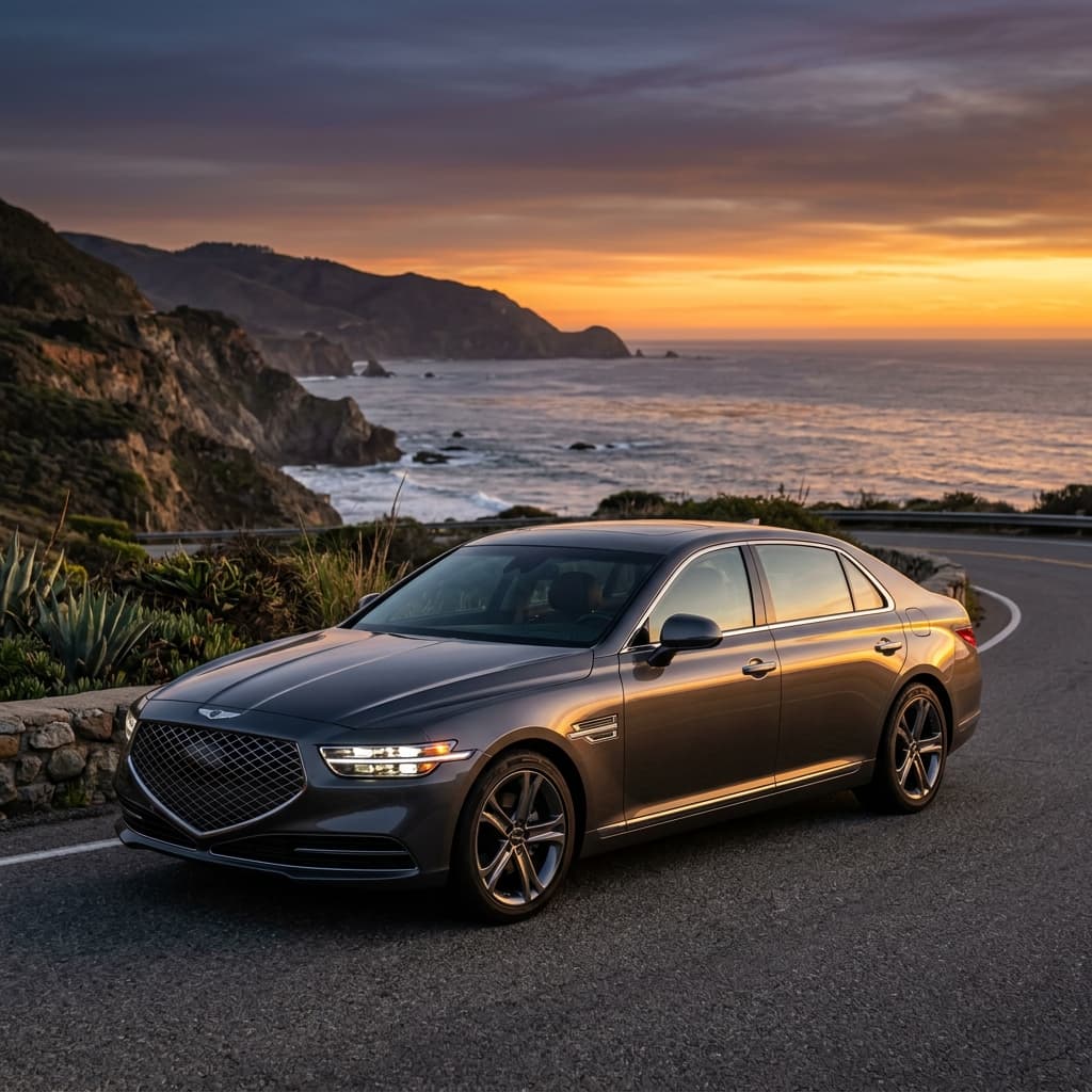 Luxury Genesis sedan